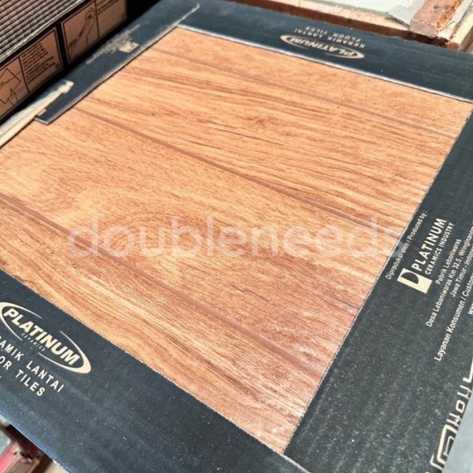 (Expert) KERAMIK LANTAI AMAZON BROWN 40x40 / KERAMIK LANTAI MOTIF KAYU / KERAMIK LANTAI PLATINUM 40x