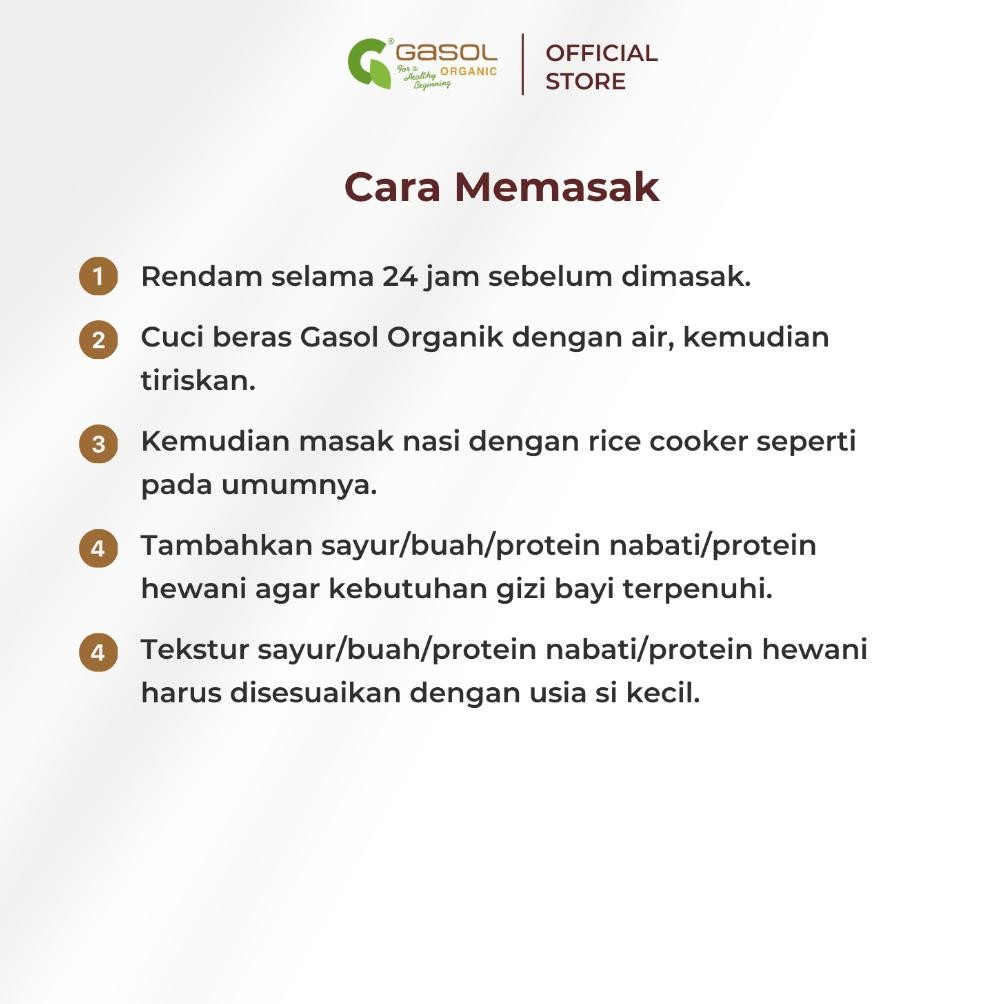 

ready GASOL Beras Merah Organik 1Kg x 2 murah