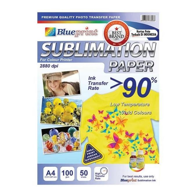 

baru Blueprint Sublimation Paper - Kertas Sublim A4