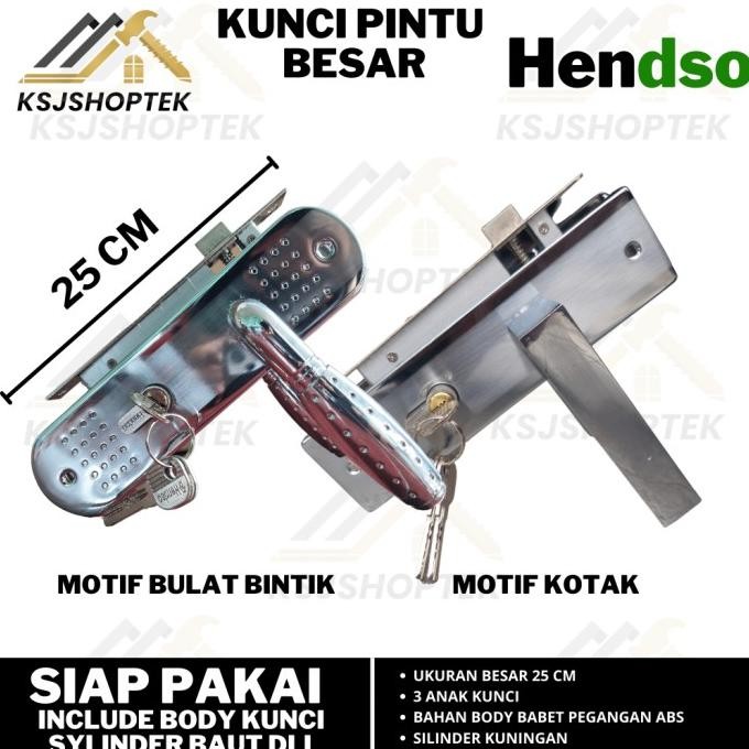 (Expert) Kunci Pintu Besar Wanly Per Set / Kunci Rumah / Kunci Ukuran Besar