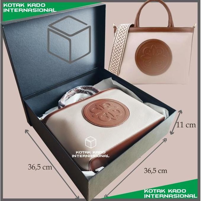 

ready stock Kotak Box kado Tas branded hadiah Premium Polos ukuran besar