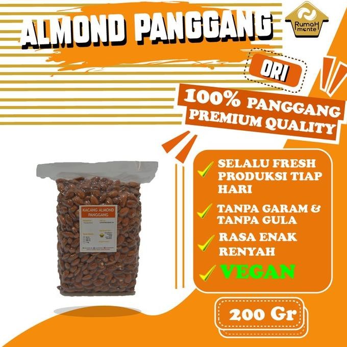 

(Expert) KACANG ALMOND PANGGANG 200GR ROASTED ALMOND