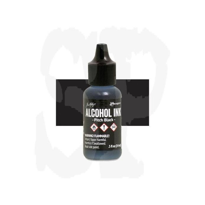 

ready Alcohol Ink Pitch Black Pewarna Resin
