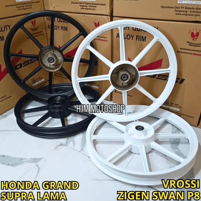 VELG RACING GRAND / SUPRA LAMA PALANG 8  DEPAN BELAKANG TROMOL VROSSI ZIGEN SWAN