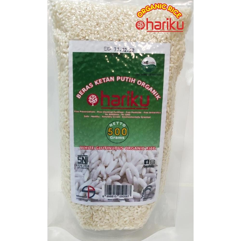 

ready HARIKU Beras Ketan Putih Organik 500 Gram murah