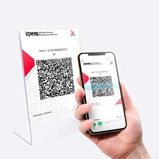 baru Jasa cetak QRIS untuk kasir Art Paper Full Color Premium