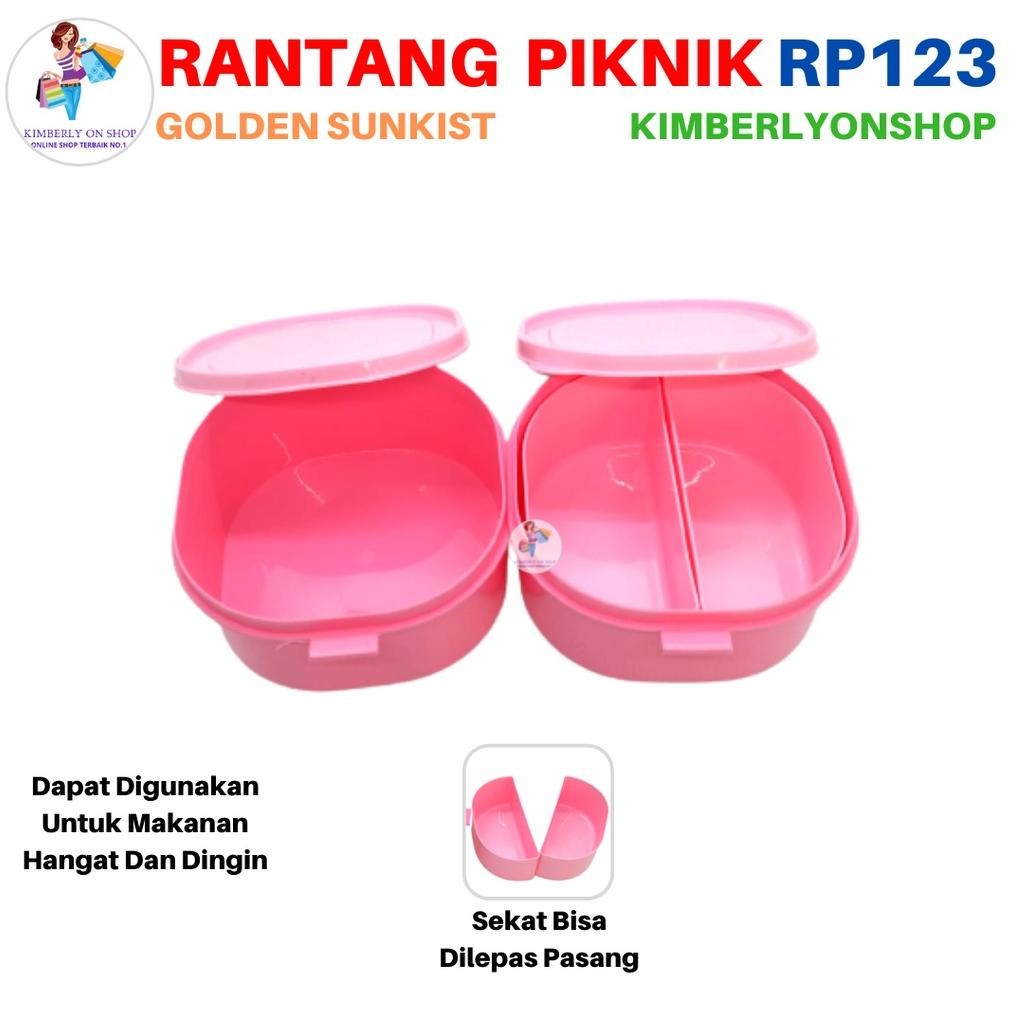Rantang Piknik Susun Anak Wadah Saji Makanan Rp 123 Golden Sunkist Terlaris