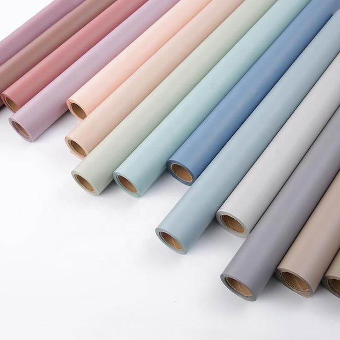 

ready stock Kertas Bunga Wrapping Paper Roll - Cellophane Full Color (60cmx20Yard)