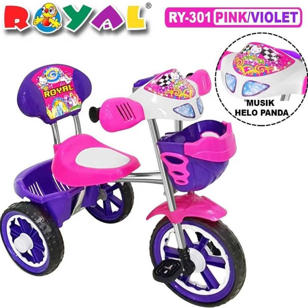 NEW ROYAL BABY - 301 SEPEDA ANAK RODA 3 BMX BIKE TRICYCLE