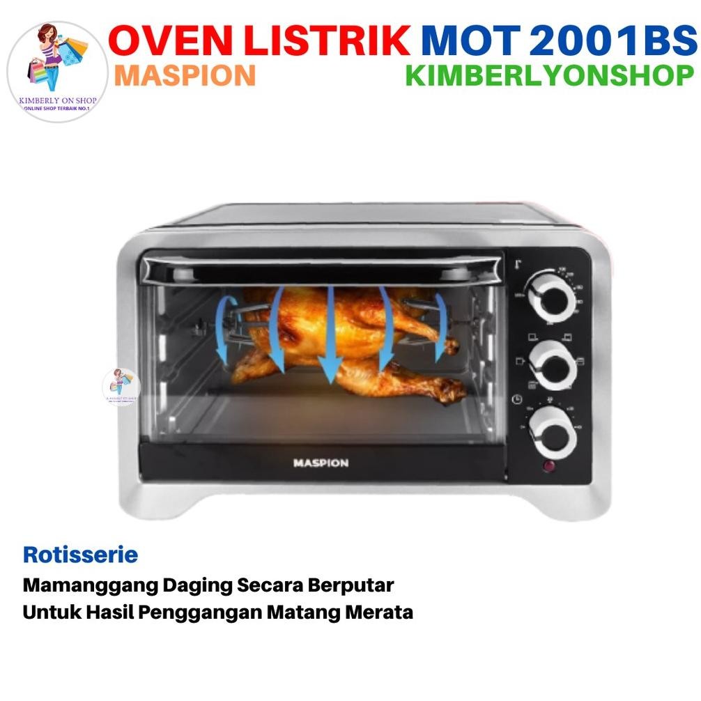 Oven Listrik Toaster 20 Liter Mot 2001Bs Maspion Spaylater 0%