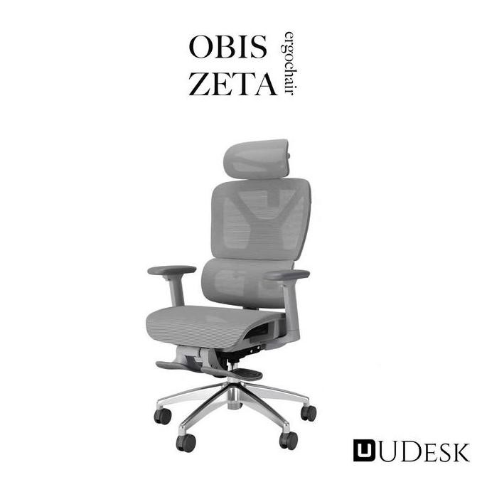 Obis Zeta Ergonomic Chair for Office and Gaming with footrest