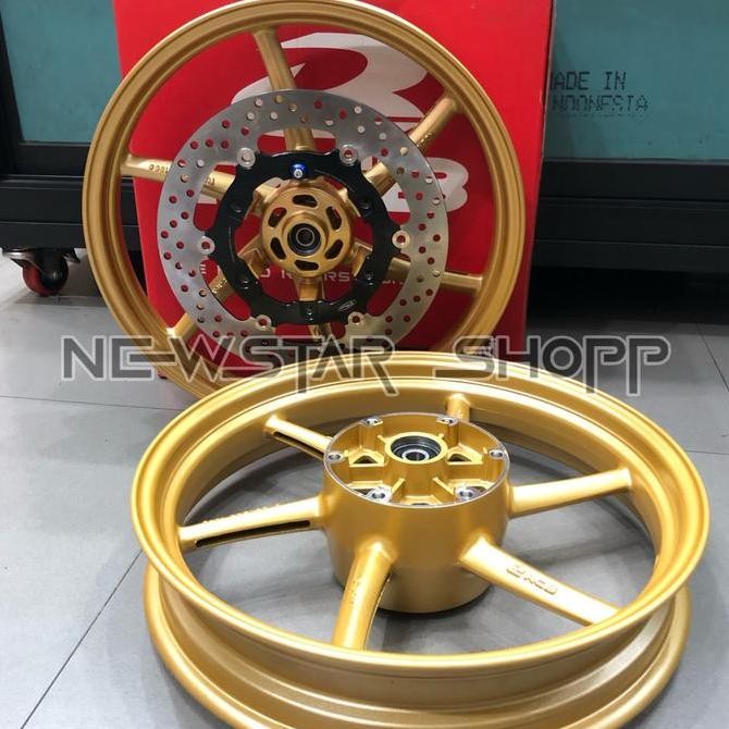 Velg RCB Ninja RR SP522 + Ban Maxxis 110/70 130/70 Ring 17 + Disc Bpro