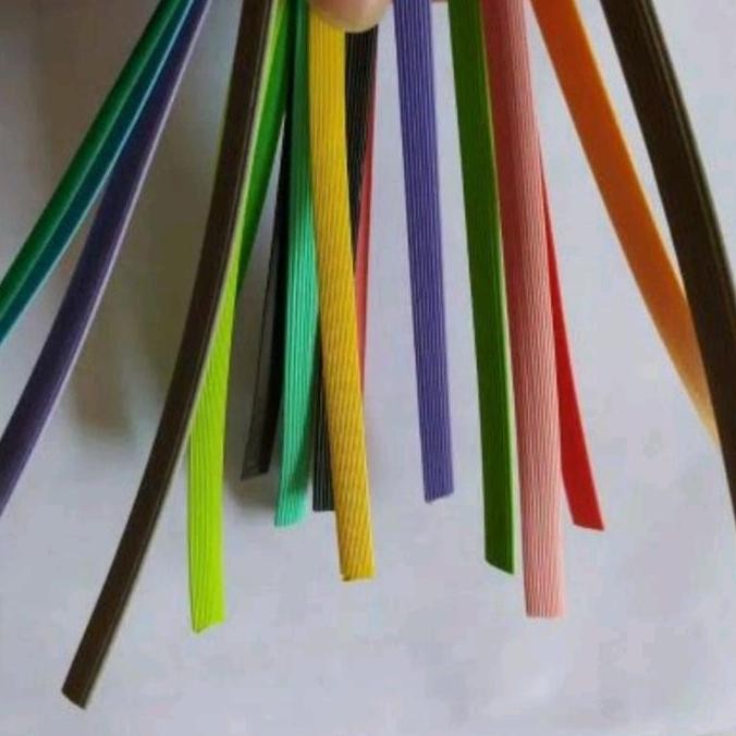 bahan rotan plastik -+200 meter per kilo /bahan rotan lesio sintetis / jual per kilo murah