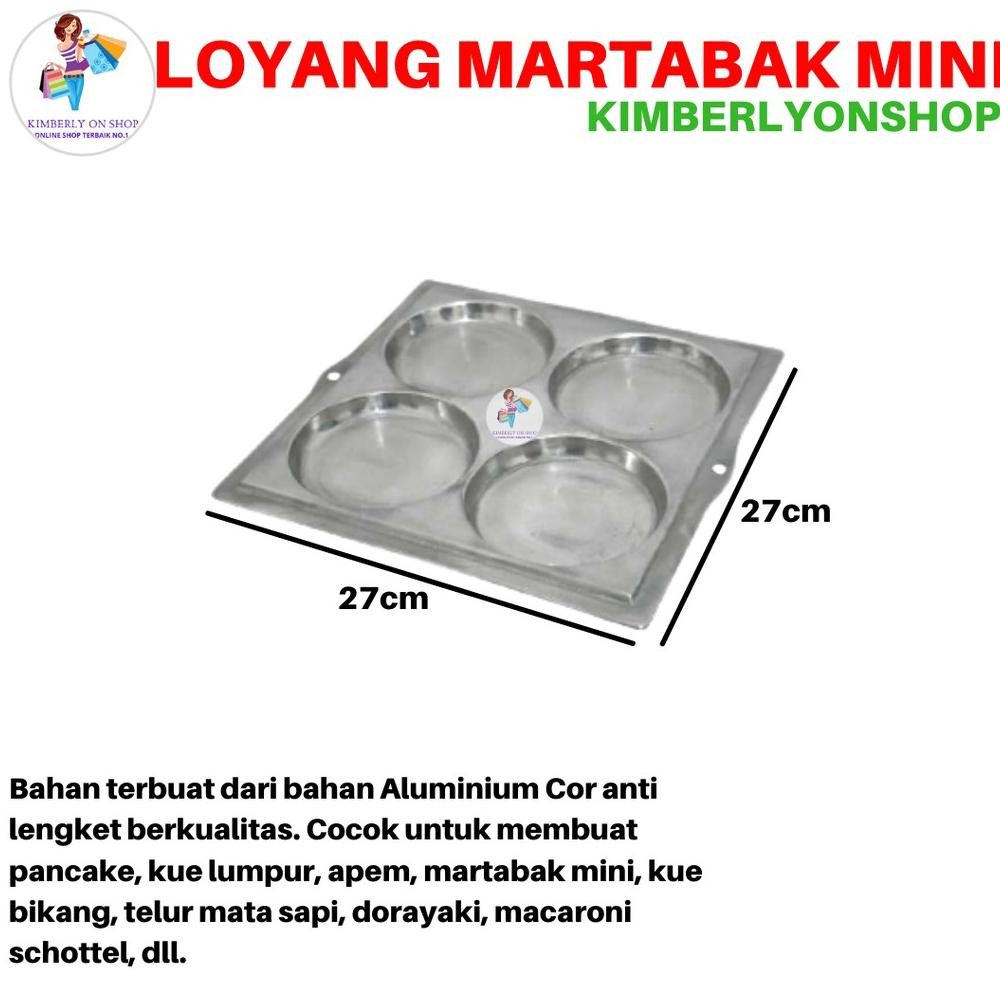 Loyang Martabak Mini 4 Lubang Trend