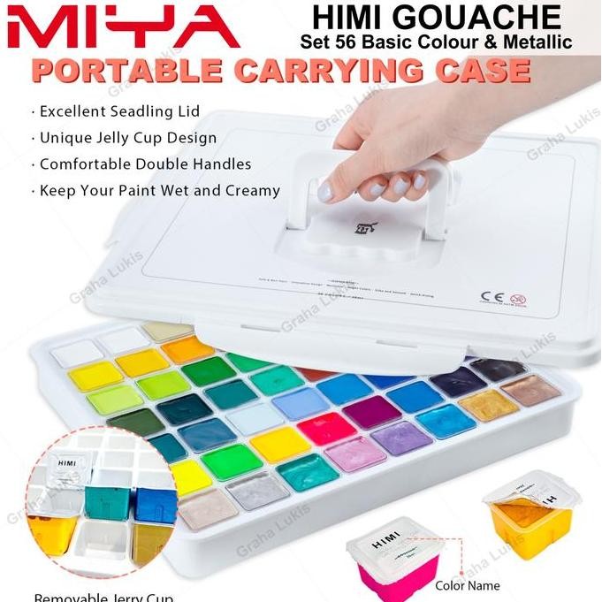 

ready Miya Himi Gouache 56 colors 30ml