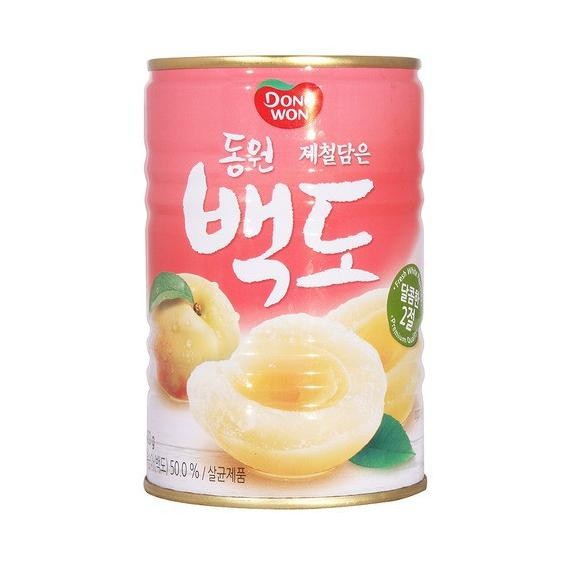 

ready Dongwon Canned White Peach - 400g murah