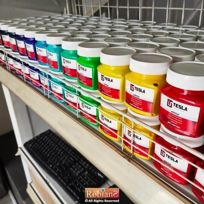 

ready Alat Lukis / Cat Akrilik - Tesla Acrylic Paint - Uk. 125 ml (Part 2)