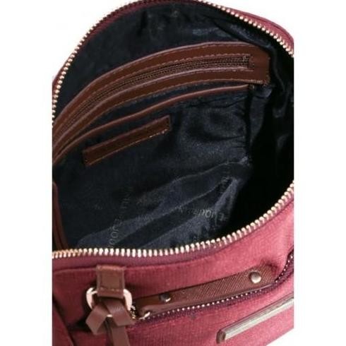 Promo Phillipe Jourdan Domine Tas Selempang Wanita Maroon (Canvas)