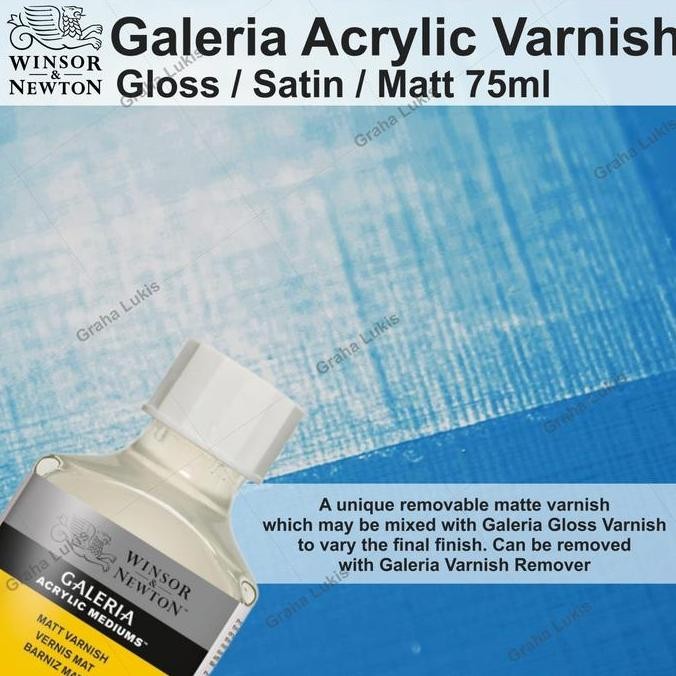 

ready Winsor & Newton Galeria Acrylic Gloss / Satin / Matt Varnish 75ml