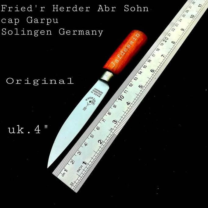Promo Pisau Cap Garpu Asli Herder Solingen Jerman 4 Inch