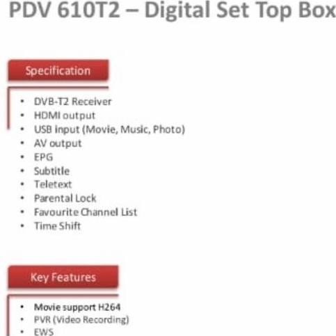 new  Set Up Box TV Digital Polytron Receiver Alat Penerima Siaran Digital