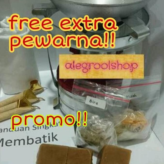 

ready alat batik / peralatan dan perlengkapan membatik (super lengkap)