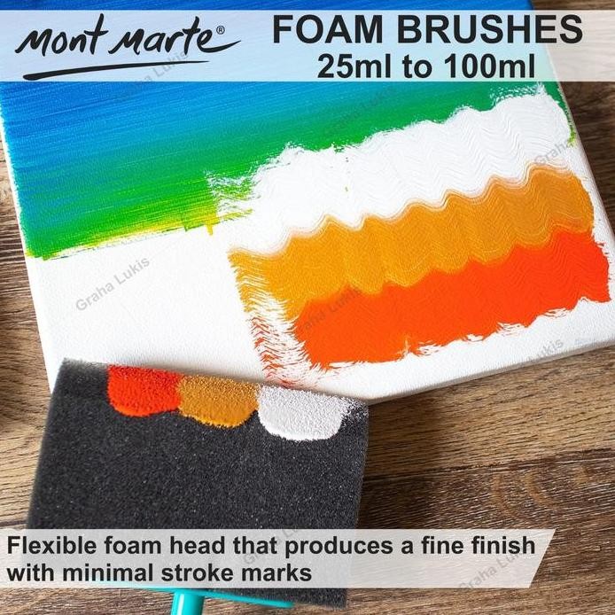 

ready Mont Marte Foam Hobby Brush