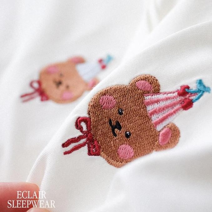 ready stock ECLAIR Sleepwear - Mon Cherie T-Shirt Pajamas Set murah