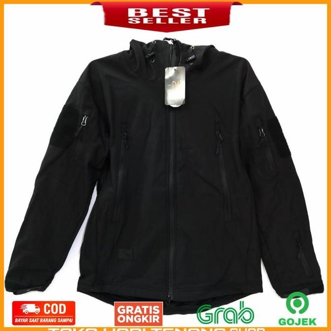Jaket Tad Waterproof Hitam Jaket Tad Import