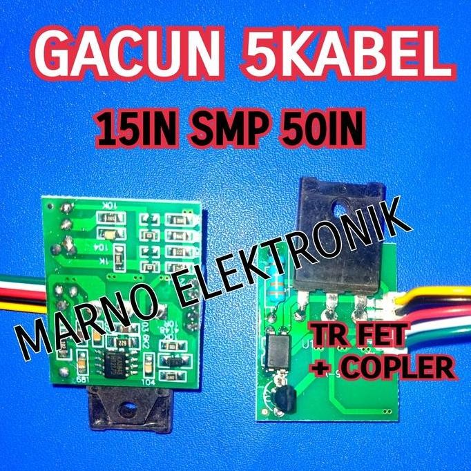 ready GACUN 5 KABEL LCD LED 15IN SMPI 50IN GACUN 5KABEL TR FET + AUTOCOPLER