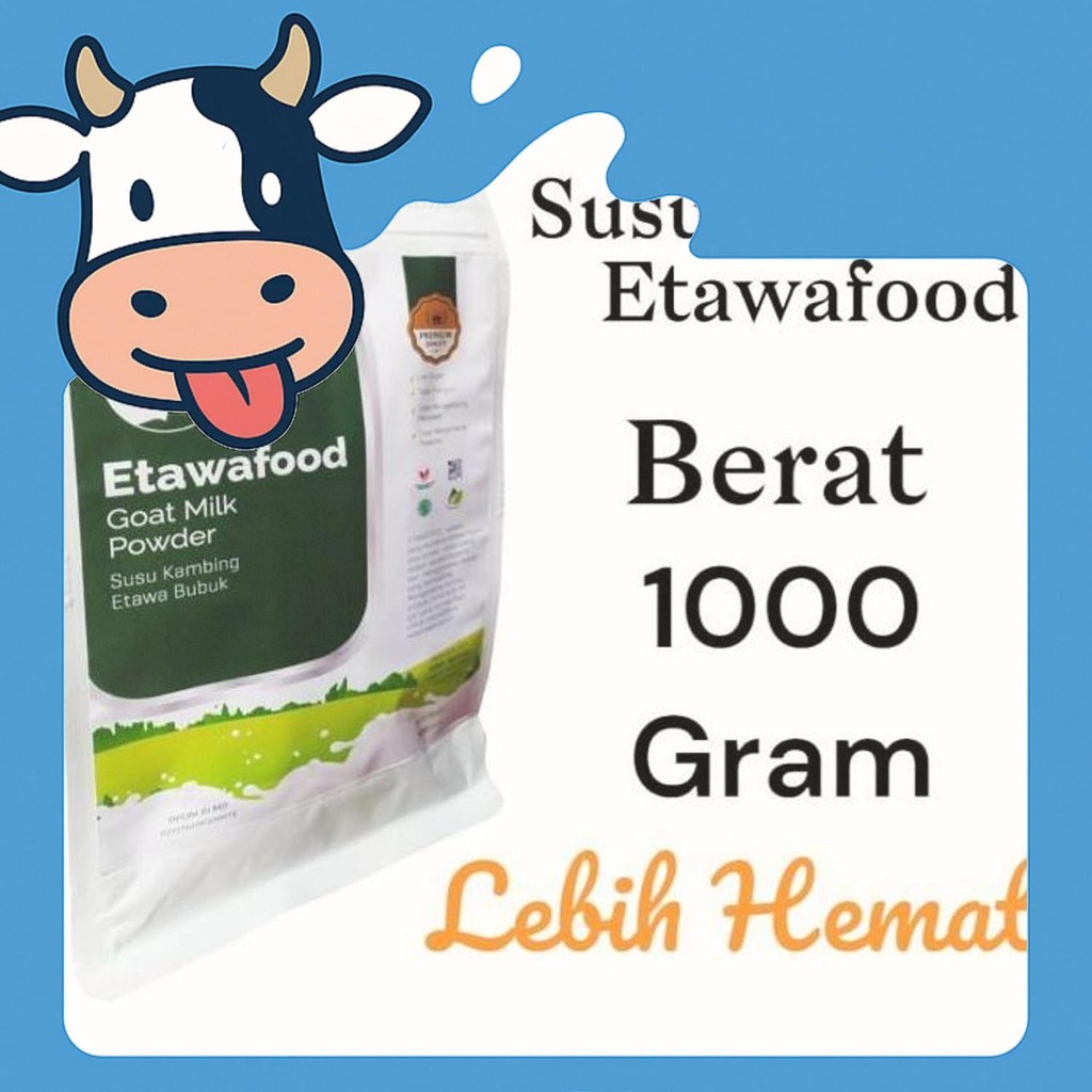 

Susu Kambing Etawa Etawafood 1000Gram/1Kg Mengatasi Masalah Pernafasan