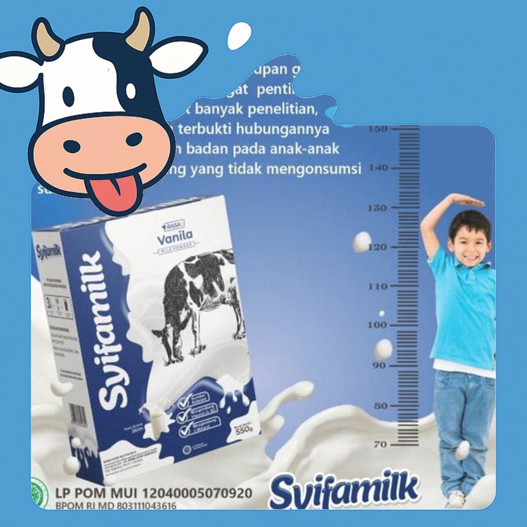 

Diskon Susu Sapi Syifa Milk Vanilla - Penurun Berat Badan - 550 Gram