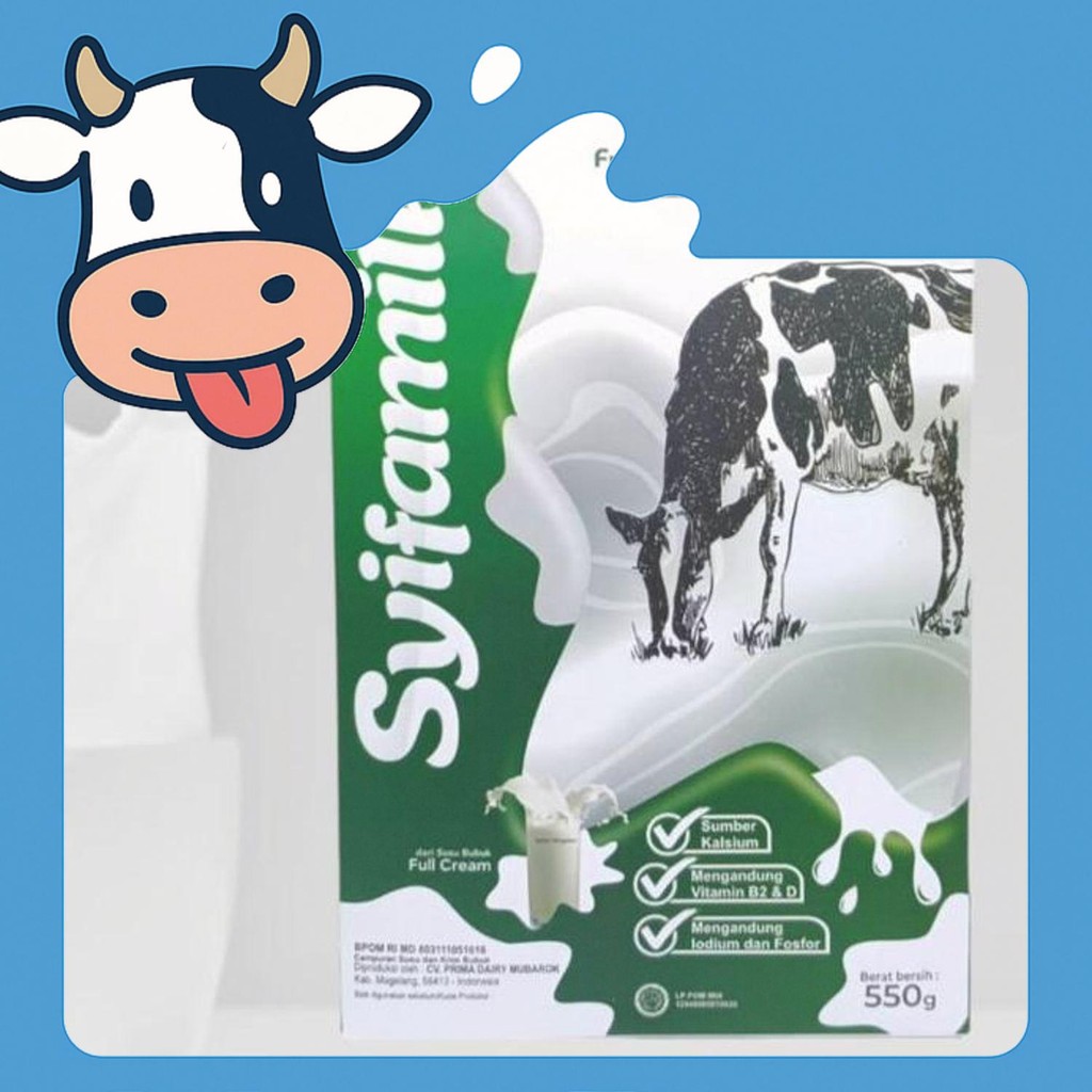 

Free Ongkir Syifa Milk Full Cream - Susu Sapi Penggemuk Badan - 550 Gram