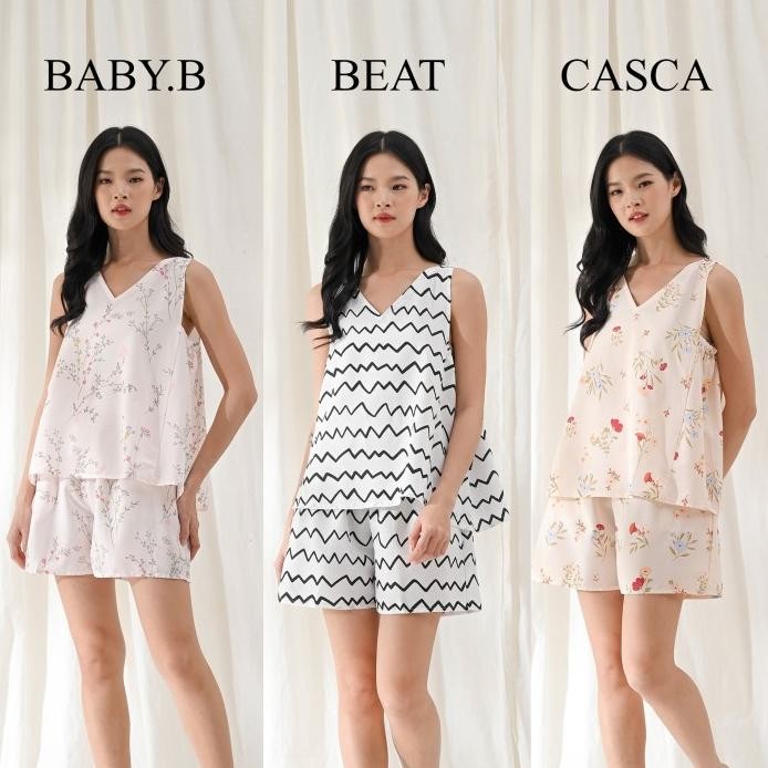 ready stock Katie Cotton Collection - MelianaLiu Official Pajamas, Piyama, Baju Tidur murah