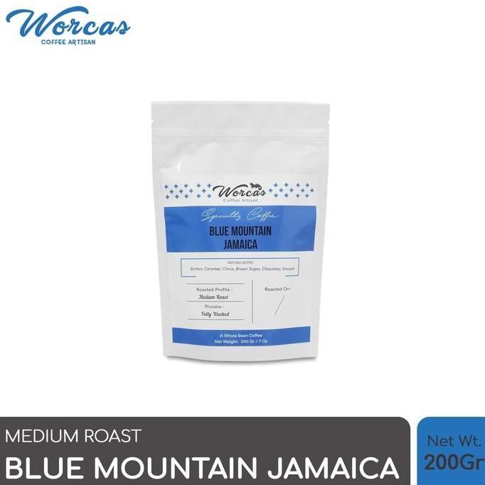 

[[ VELCRO / WORCAS ARABICA JAMAICA BLUE MOUNTAIN 200GR - MEDIUM ROASTED COFFEE BEST SELLER