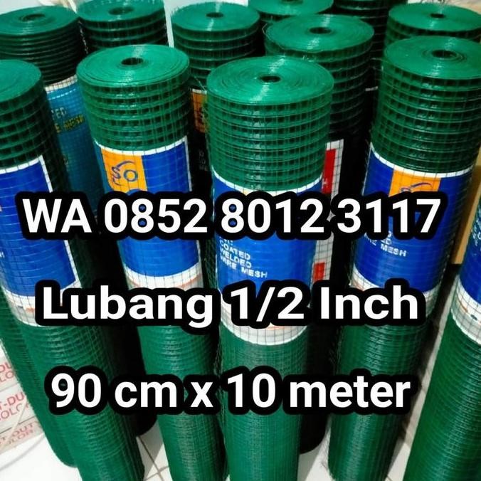 kawat loket pvc hijau kawat ram kawat kandang 10 meter