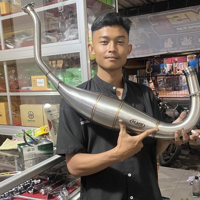 Grosir Perut Knalpot Stainless Super Cobra Ninja R Ninja Rr
