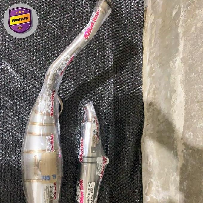 Promo Knalpot Ahau Ninja R Rr Type Perut 40C Cobra Stainles Original