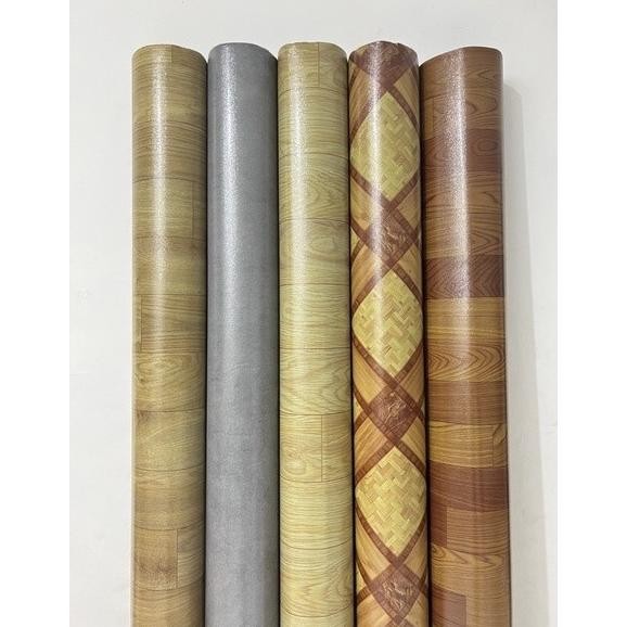(Expert) KARPET VINYL LANTAI IMPORT MOTIF KAYU / MARMER PERLAK WALLPAPER KERAMIK LANTAI VINIL UNTUK 