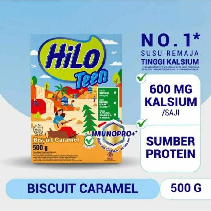 

(Expert) HiLo Teen Coklat 500gr /Biscuit caramel 500gr/Vanilla Caramel 500gr/Melon 500gr/Popcorn Caramel 500gr/ Taro 500gr/Strawbery milkshake 500gr