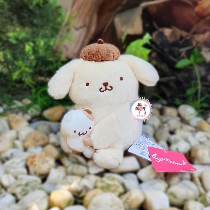 Sanrio Pompompurin Pair Plush Doll 19cm