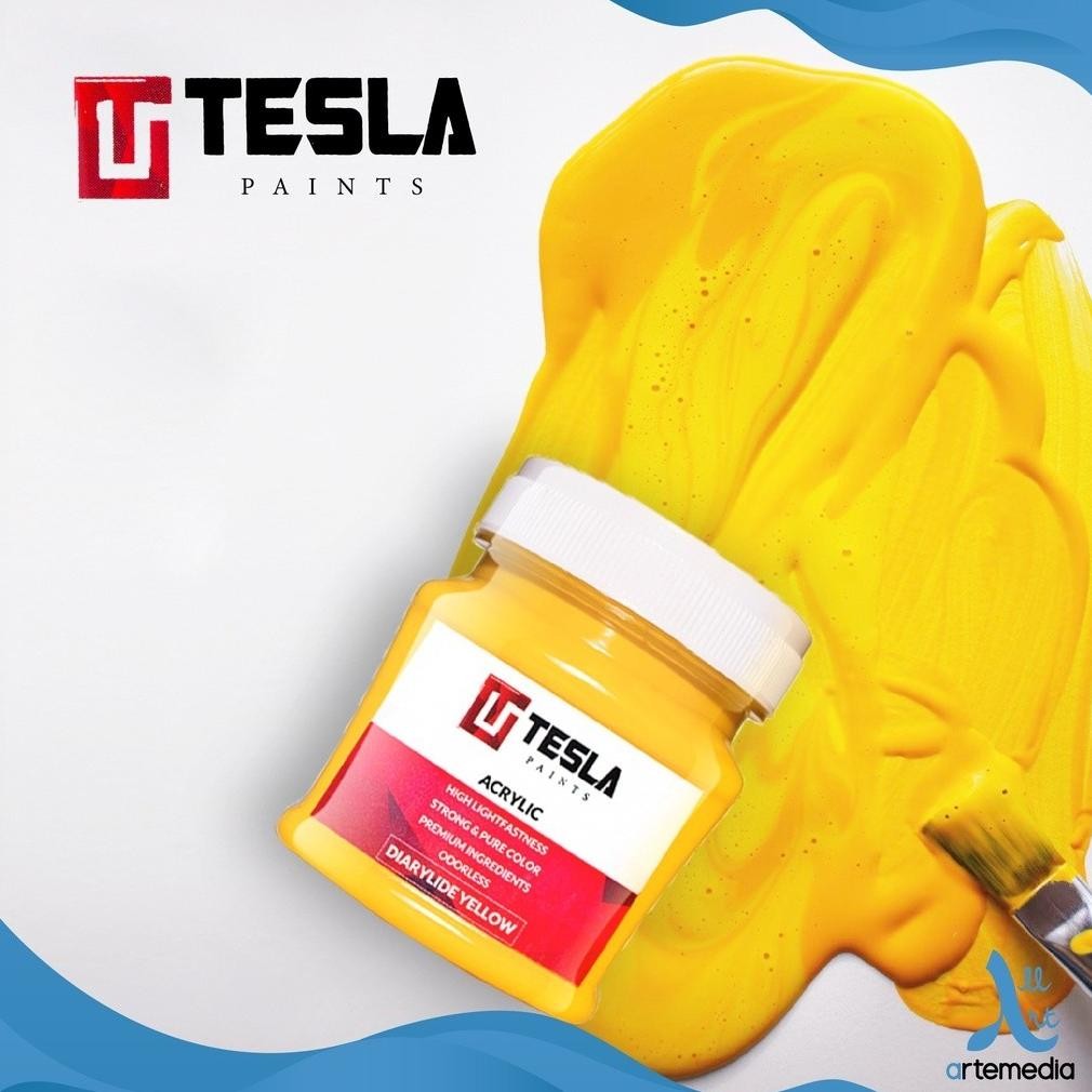 

Tesla Acrylic Paint Color 125ml Cat Akrilik Cat Mural Terlaris