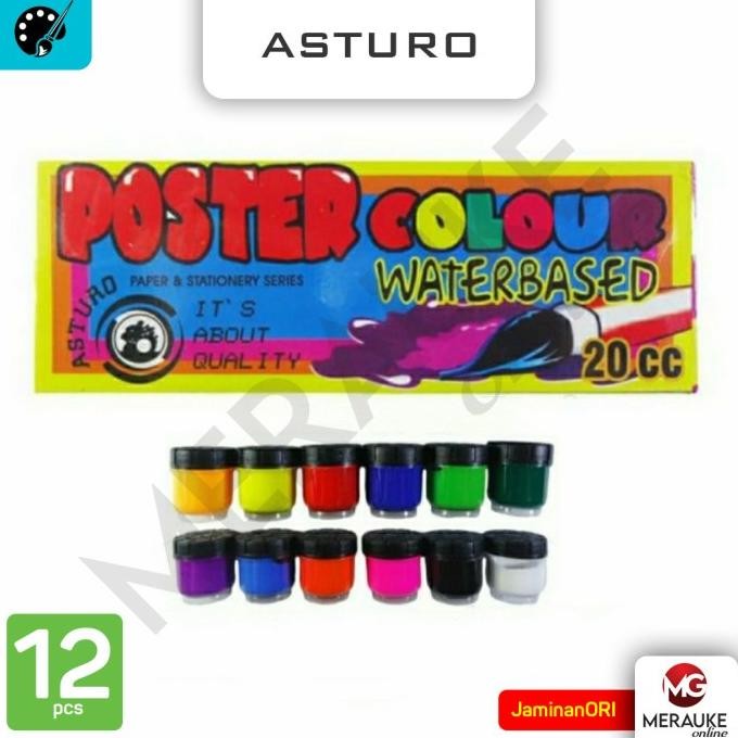 

Cat Air Poster ASTURO 20CC Set 12 Warna Terlaris