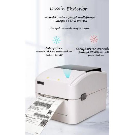 Printer Barcode Thermal Label Printer Xprinter Xp420B