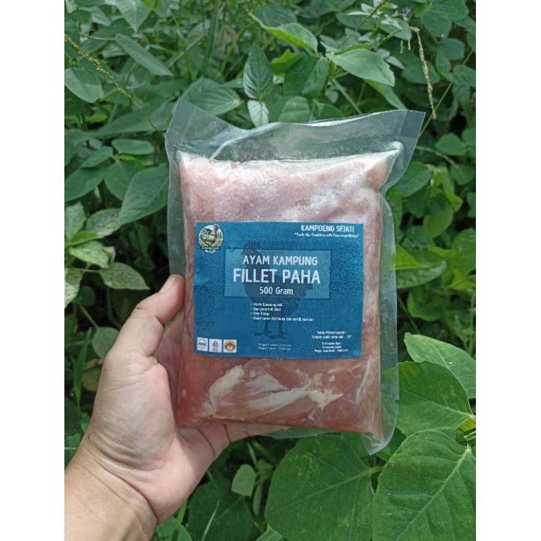 

Fillet Paha Ayam Kampung 500Gr - Kampoeng Sejati Frozen Halal Original