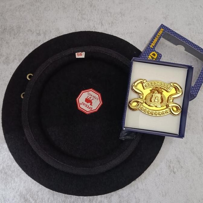 Sale Baret Sabhara Polri 1 Set / Baret Sabhara Polri Merk Camel Spesial