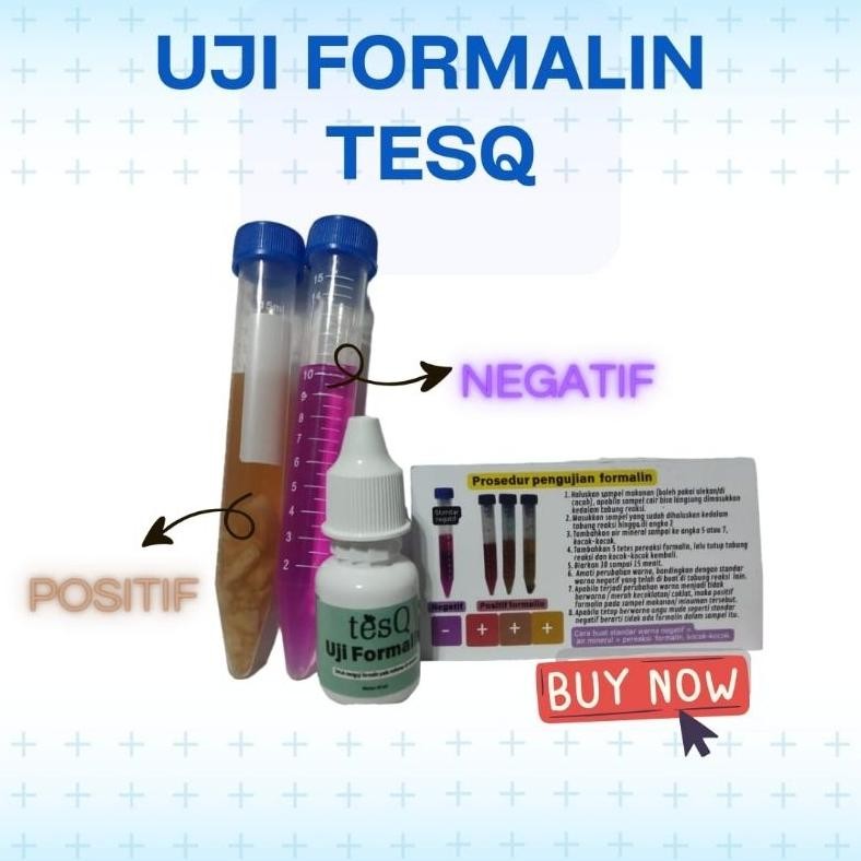TesQ Uji Formalin ( untuk menguji formalin pada makan atau minuman) terlaris