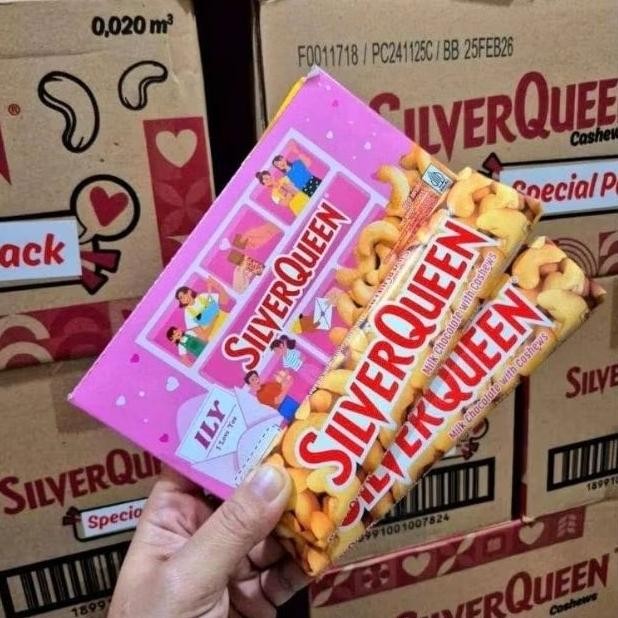 

Produk Baru!! Cokelat SilverQueen 55gr (10pcs x 5 pack) | Exp: Februari 2026 | Per Box