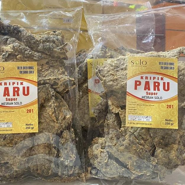 

Keripik Paru Mesran Solo 250Gr
