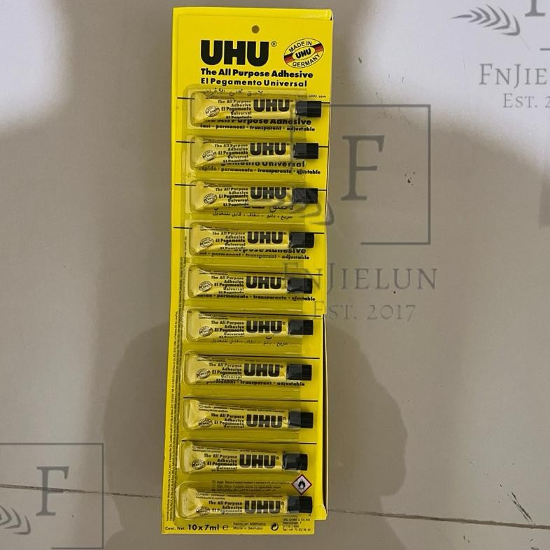 

Produk Baru!! Lem UHU Cair 7ml - Harga per Pack Isi 10 pcs Lem Serba Guna